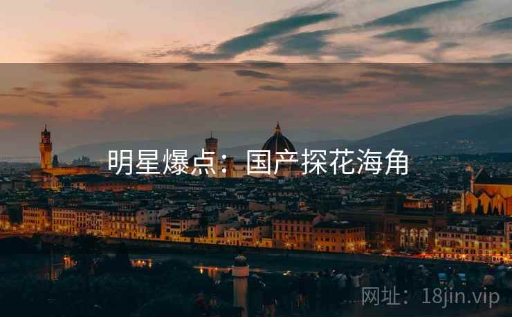 明星爆点：国产探花海角