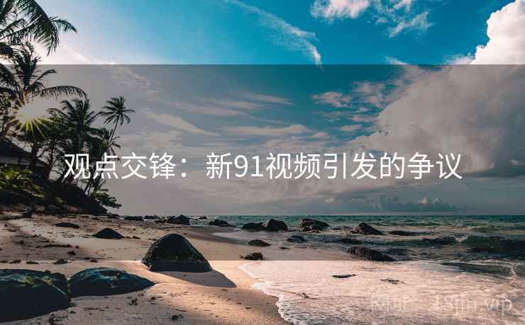 观点交锋:新91视频引发的争议